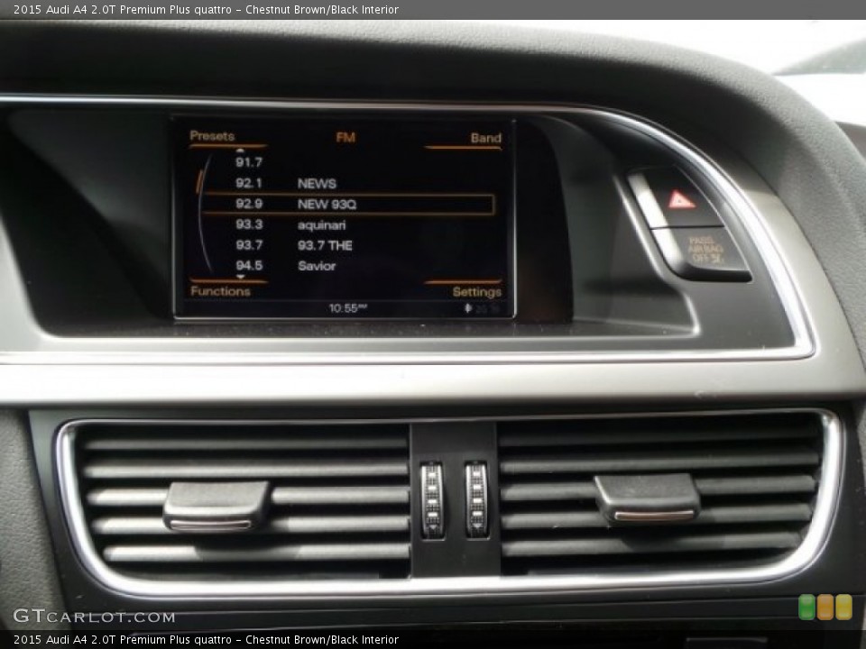Chestnut Brown/Black Interior Controls for the 2015 Audi A4 2.0T Premium Plus quattro #95465522