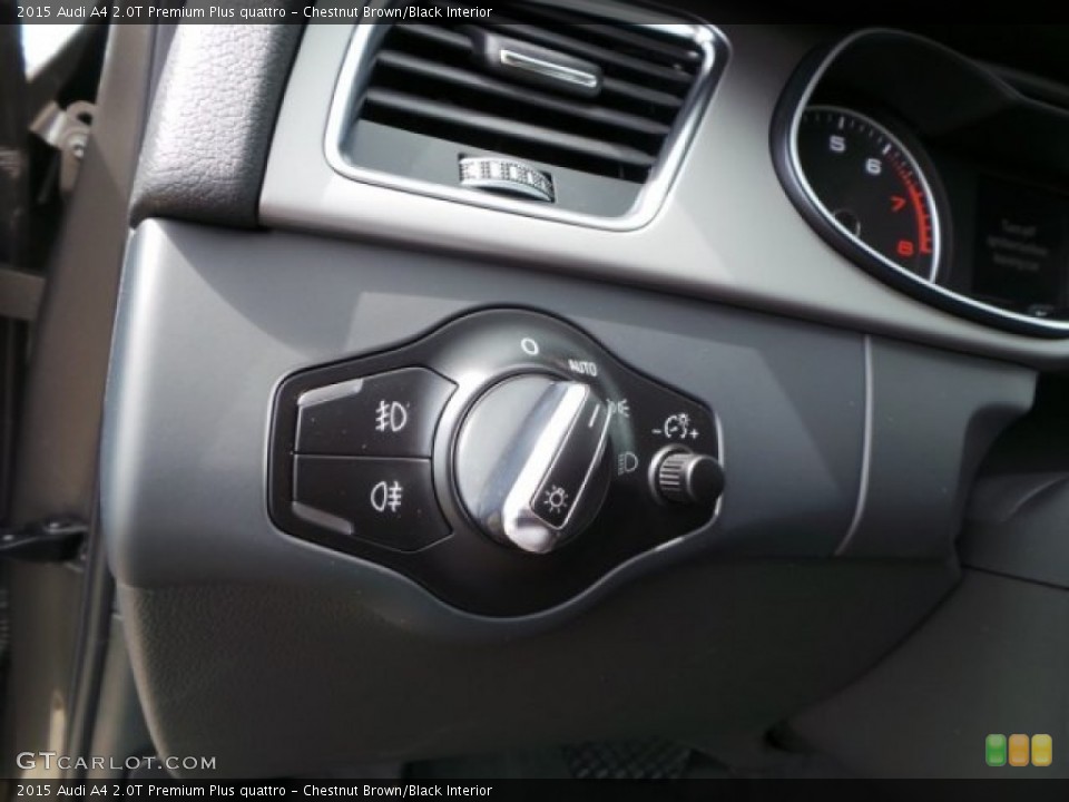 Chestnut Brown/Black Interior Controls for the 2015 Audi A4 2.0T Premium Plus quattro #95465612