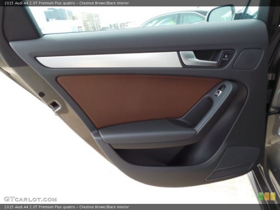 Chestnut Brown/Black Interior Door Panel for the 2015 Audi A4 2.0T Premium Plus quattro #95465624