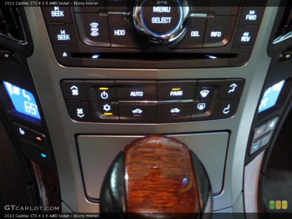Ebony Interior Controls for the 2013 Cadillac CTS 4 3.6 AWD Sedan #95465930