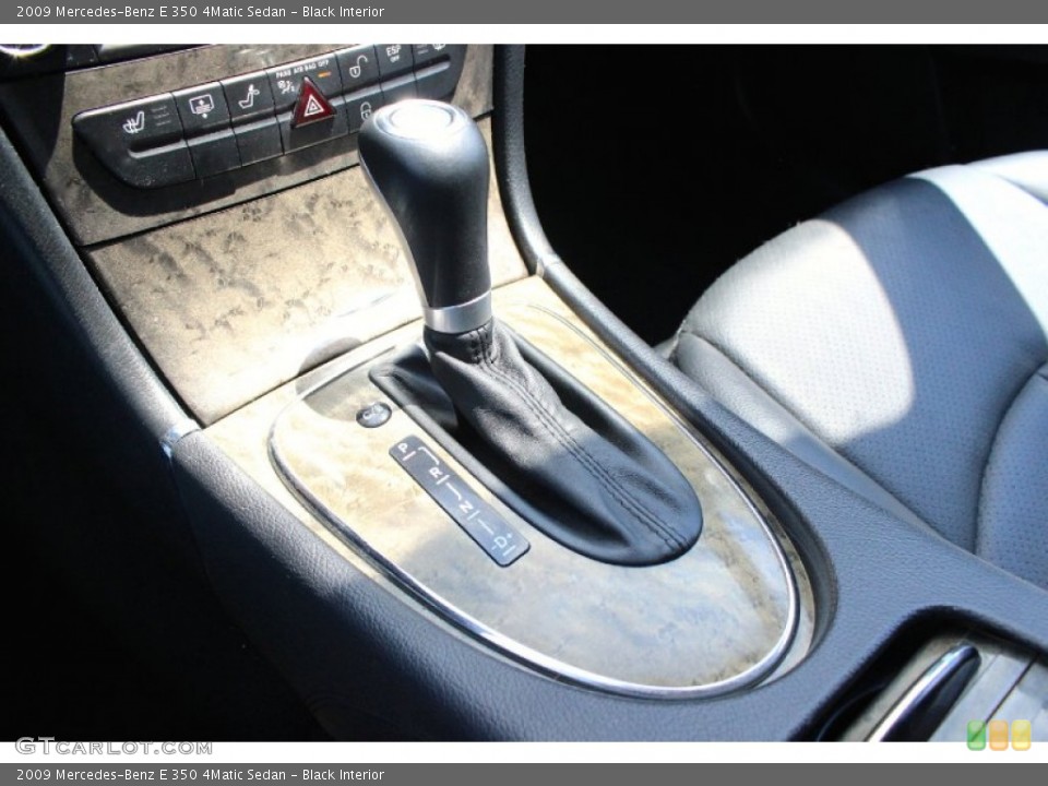 Black Interior Transmission for the 2009 Mercedes-Benz E 350 4Matic Sedan #95466785