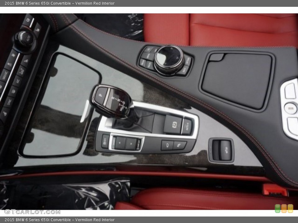 Vermilion Red Interior Transmission for the 2015 BMW 6 Series 650i Convertible #95472410