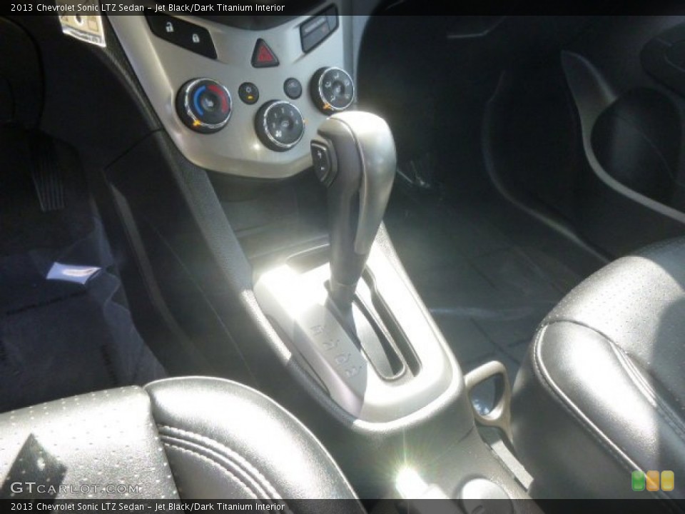 Jet Black/Dark Titanium Interior Transmission for the 2013 Chevrolet Sonic LTZ Sedan #95473397