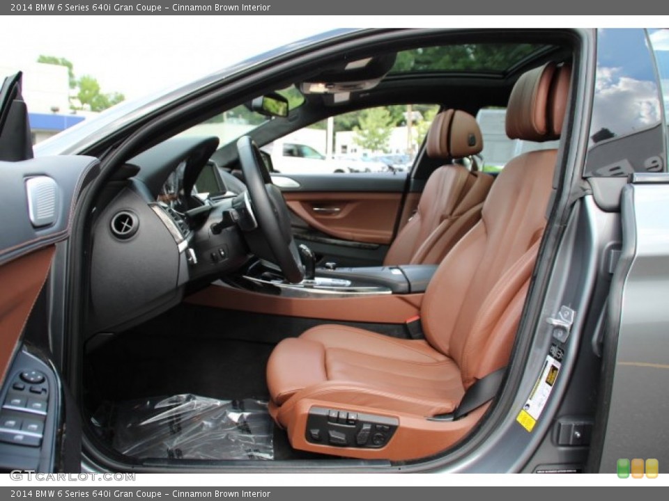 Cinnamon Brown Interior Front Seat for the 2014 BMW 6 Series 640i Gran Coupe #95478116