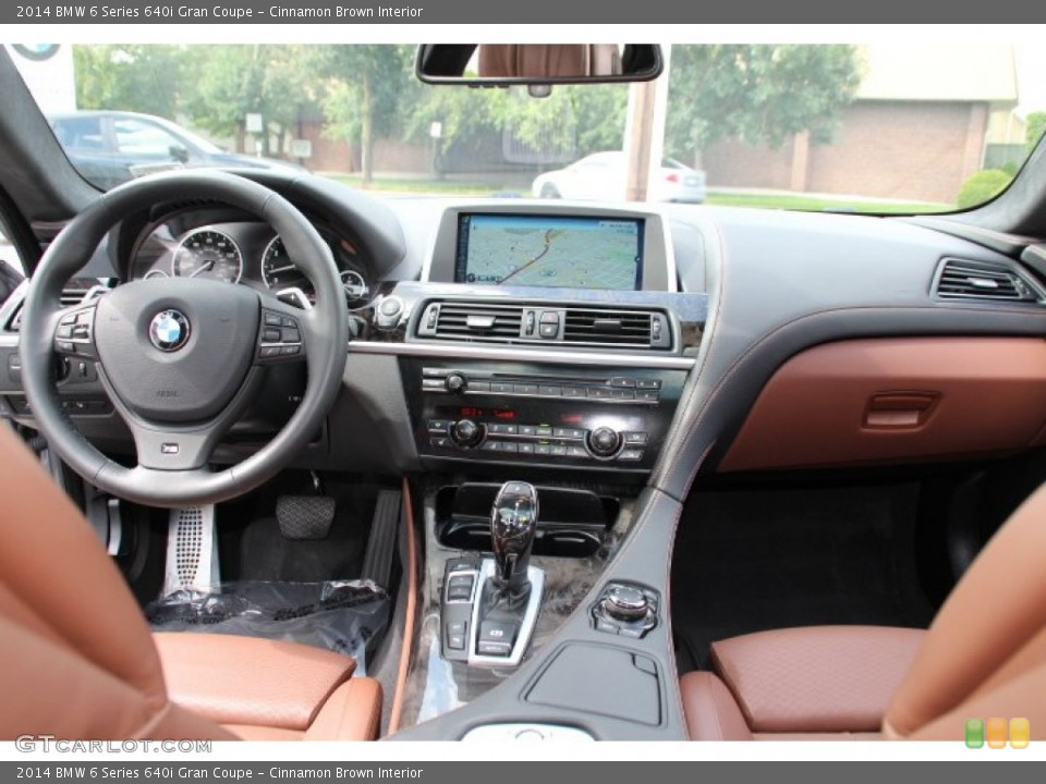Cinnamon Brown Interior Dashboard for the 2014 BMW 6 Series 640i Gran Coupe #95478182
