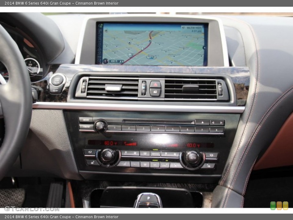 Cinnamon Brown Interior Navigation for the 2014 BMW 6 Series 640i Gran Coupe #95478203