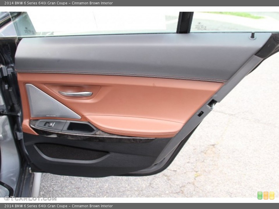Cinnamon Brown Interior Door Panel for the 2014 BMW 6 Series 640i Gran Coupe #95478374
