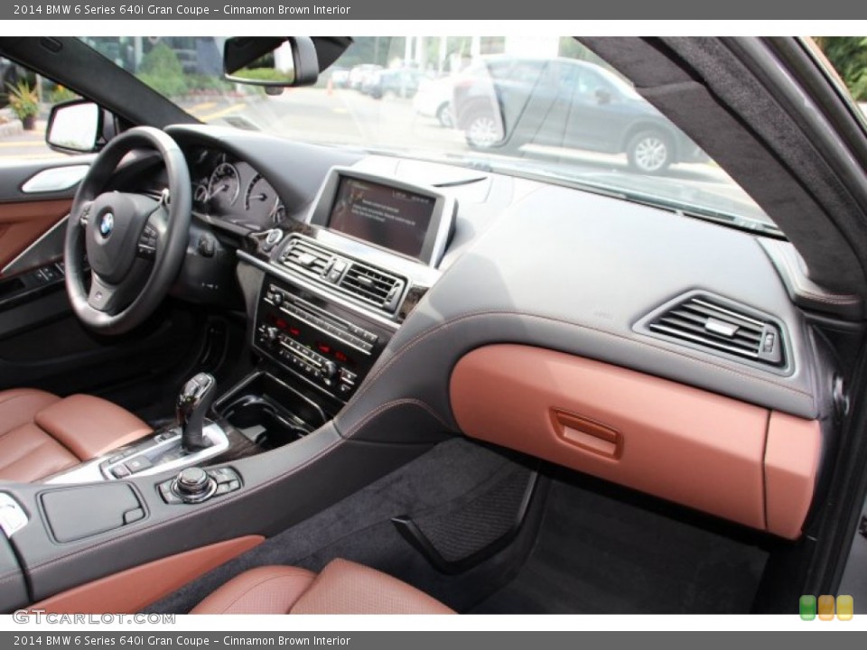 Cinnamon Brown Interior Dashboard for the 2014 BMW 6 Series 640i Gran Coupe #95478458