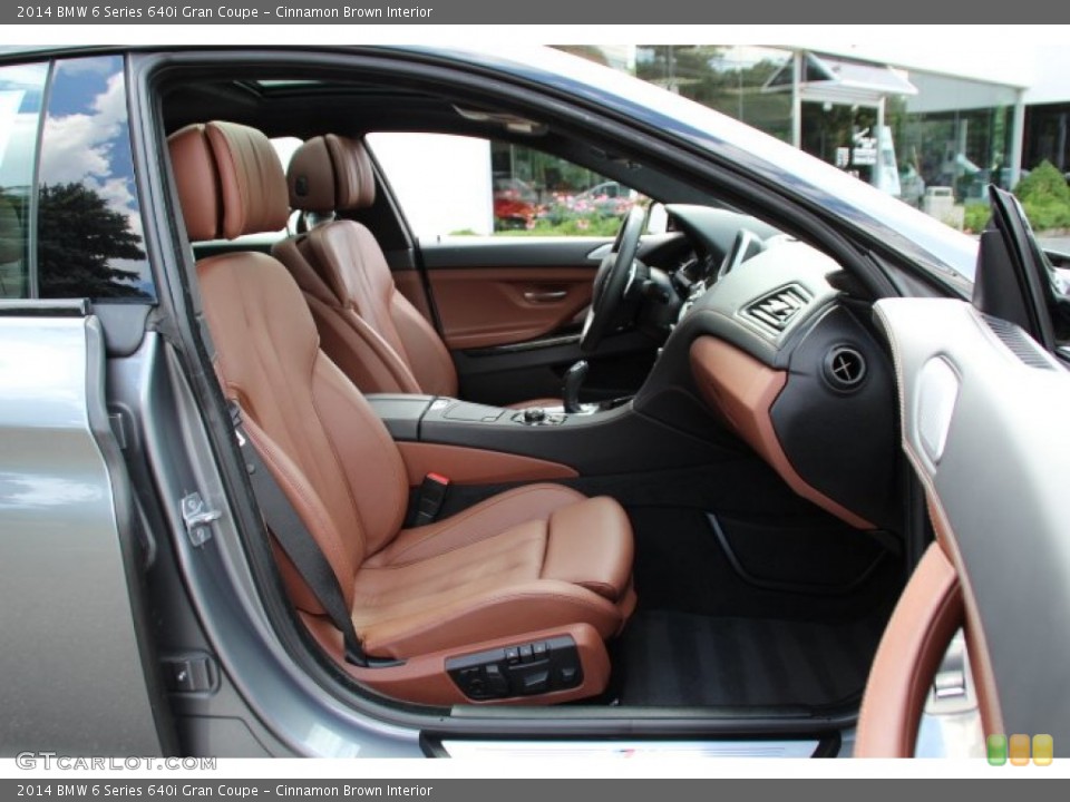 Cinnamon Brown Interior Front Seat for the 2014 BMW 6 Series 640i Gran Coupe #95478485