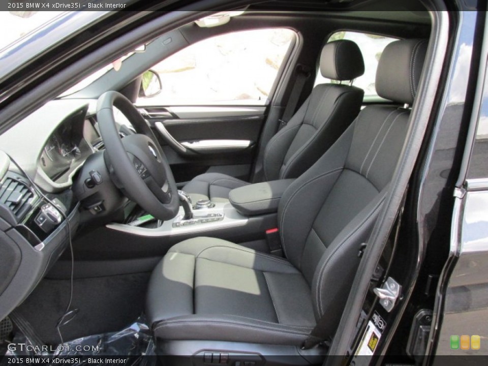 Black Interior Front Seat for the 2015 BMW X4 xDrive35i #95478611