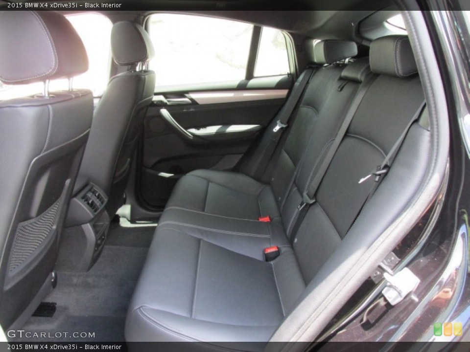 Black Interior Rear Seat for the 2015 BMW X4 xDrive35i #95478635