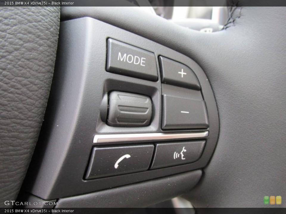 Black Interior Controls for the 2015 BMW X4 xDrive35i #95478731