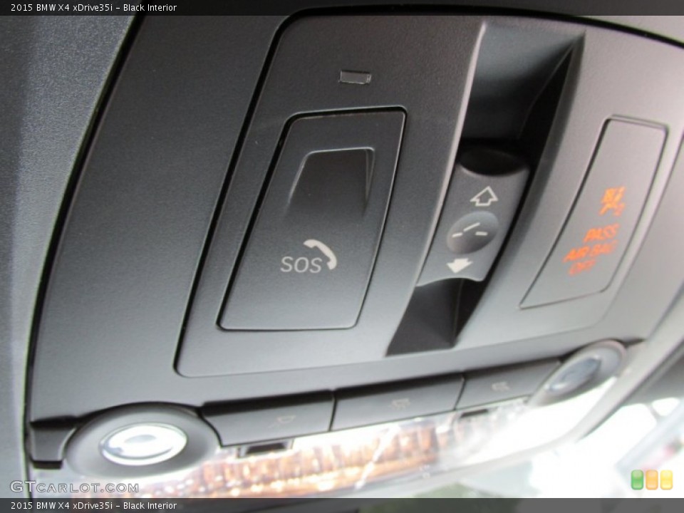 Black Interior Controls for the 2015 BMW X4 xDrive35i #95478755