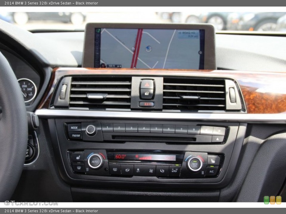 Black Interior Controls for the 2014 BMW 3 Series 328i xDrive Sedan #95482701