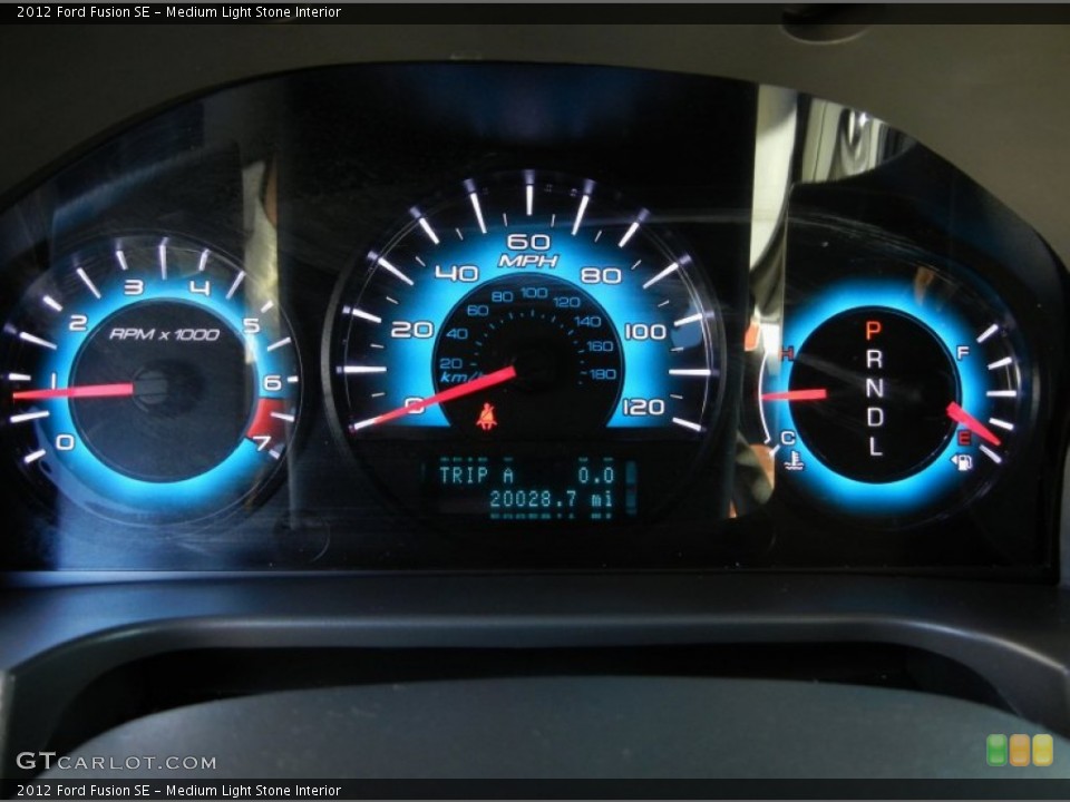 Medium Light Stone Interior Gauges for the 2012 Ford Fusion SE #95483490