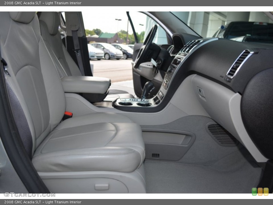 Light Titanium Interior Front Seat for the 2008 GMC Acadia SLT #95484623
