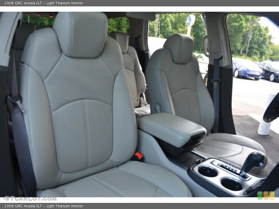 Light Titanium Interior Front Seat for the 2008 GMC Acadia SLT #95484646