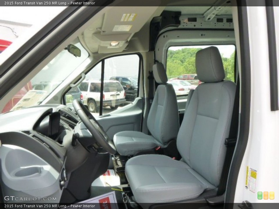 Pewter Interior Front Seat for the 2015 Ford Transit Van 250 MR Long #95488400