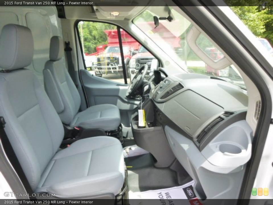 Pewter Interior Front Seat for the 2015 Ford Transit Van 250 MR Long #95488481