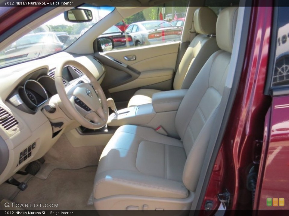 Beige Interior Photo for the 2012 Nissan Murano SL #95490329