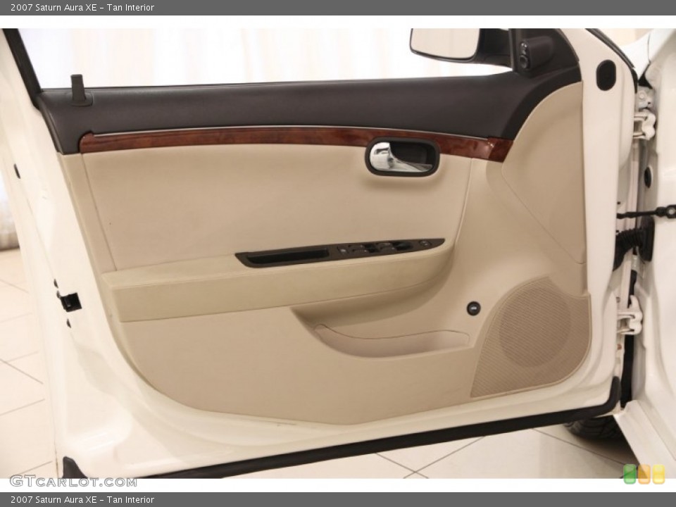 Tan Interior Door Panel for the 2007 Saturn Aura XE #95492174