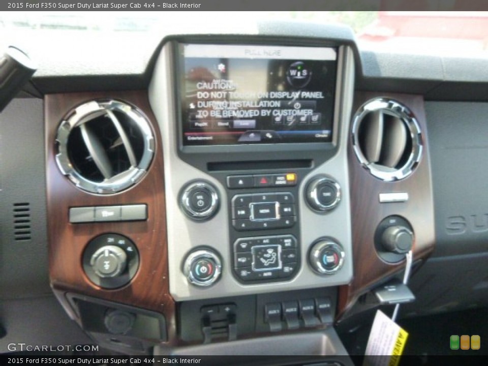 Black Interior Controls for the 2015 Ford F350 Super Duty Lariat Super Cab 4x4 #95492460