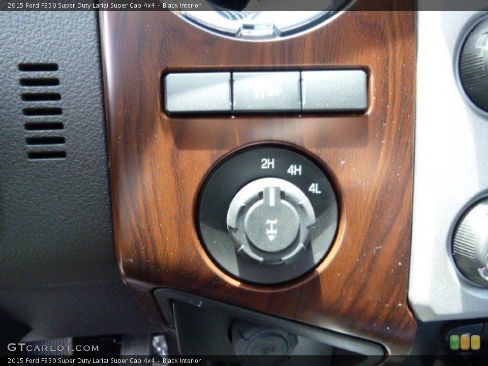 Black Interior Controls for the 2015 Ford F350 Super Duty Lariat Super Cab 4x4 #95492482