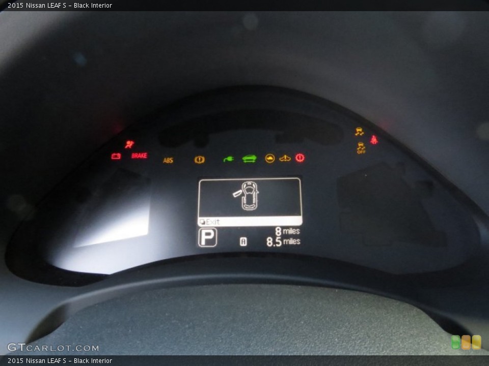 Black Interior Gauges for the 2015 Nissan LEAF S #95495990