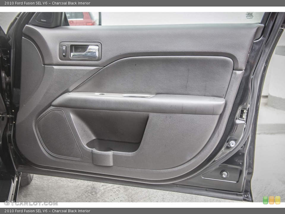 Charcoal Black Interior Door Panel for the 2010 Ford Fusion SEL V6 #95497073