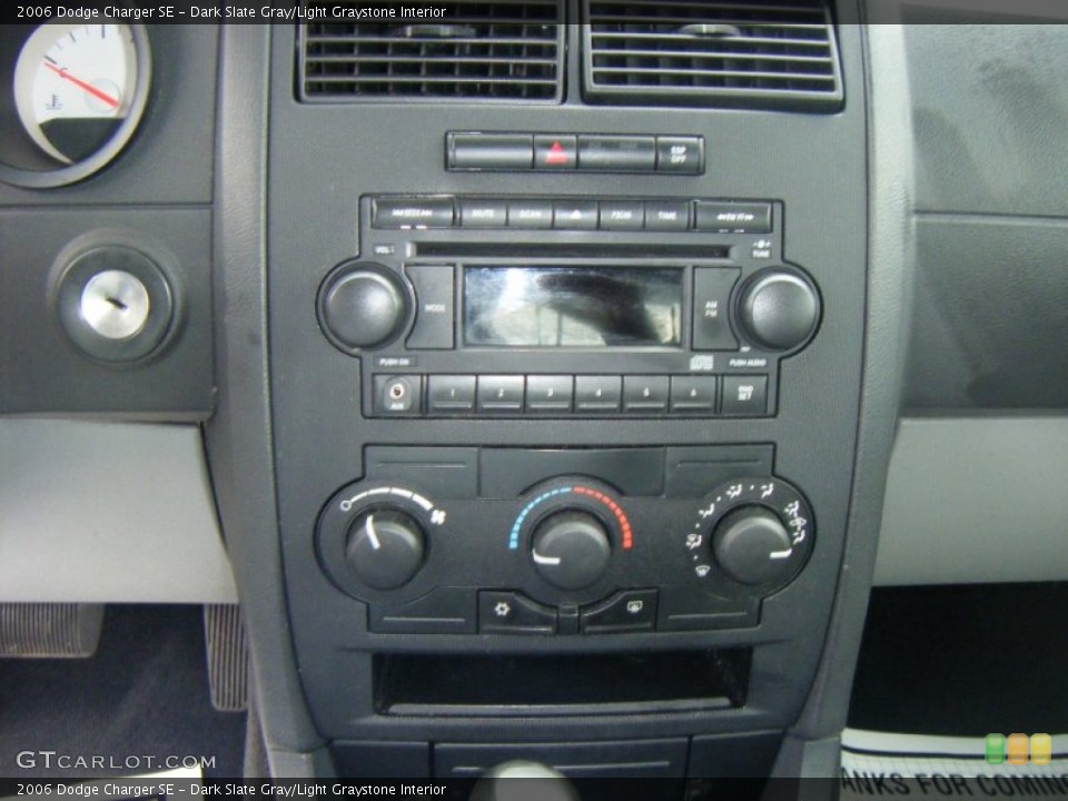 Dark Slate Gray/Light Graystone Interior Controls for the 2006 Dodge Charger SE #95497850