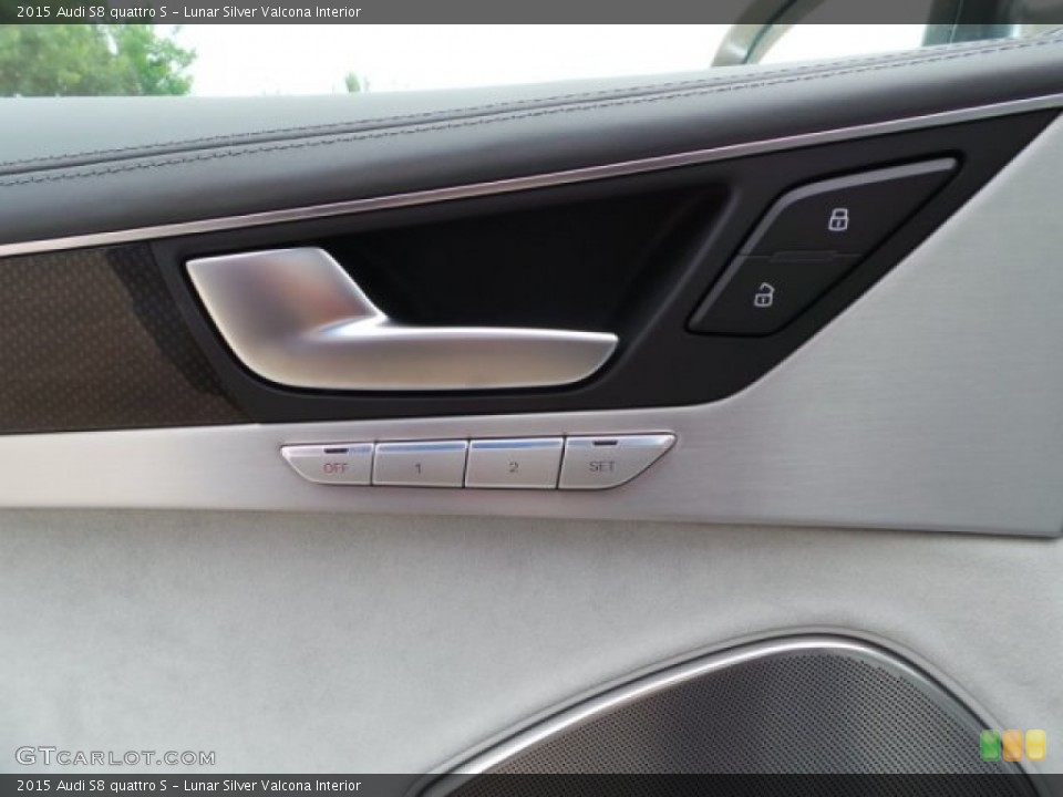 Lunar Silver Valcona Interior Controls for the 2015 Audi S8 quattro S #95498366