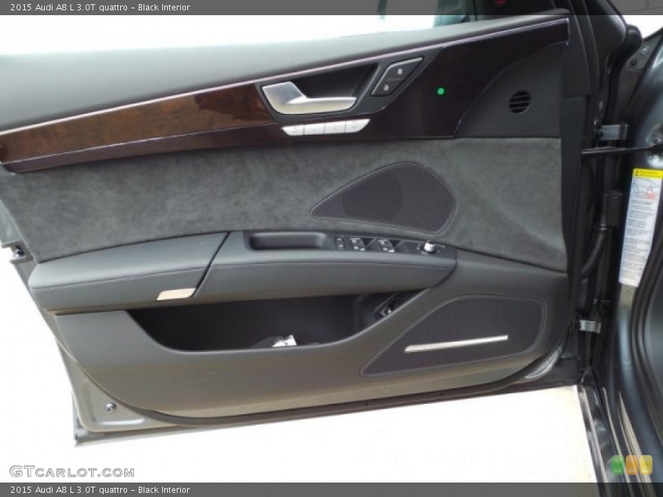 Black Interior Door Panel for the 2015 Audi A8 L 3.0T quattro #95499098