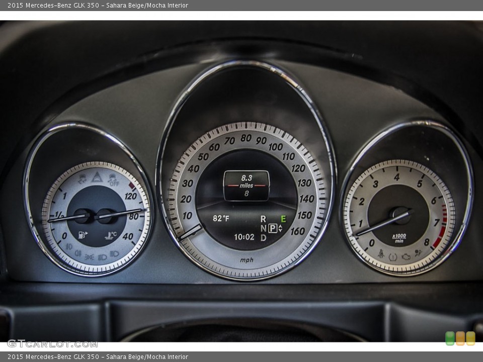 Sahara Beige/Mocha Interior Gauges for the 2015 Mercedes-Benz GLK 350 #95501930