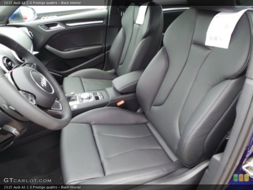 Black Interior Front Seat for the 2015 Audi A3 2.0 Prestige quattro #95502138