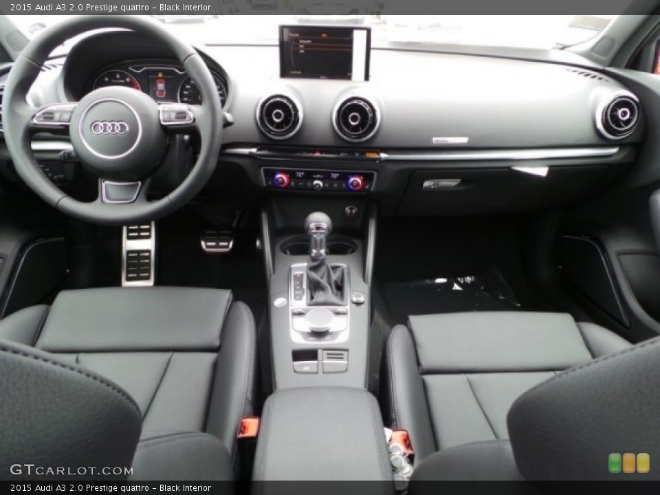Black Interior Dashboard for the 2015 Audi A3 2.0 Prestige quattro #95502389