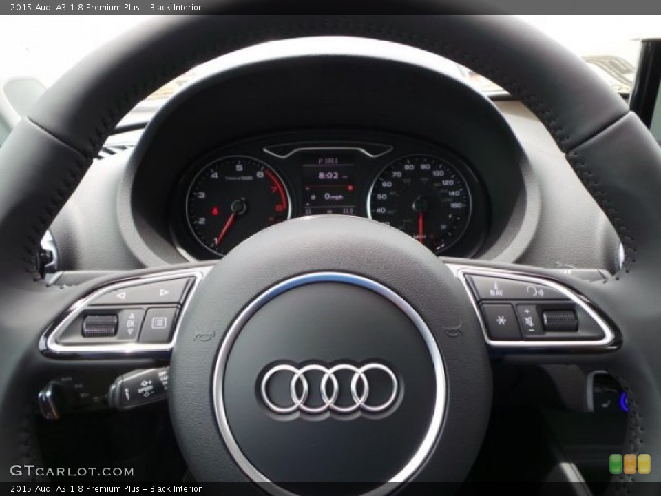 Black Interior Steering Wheel for the 2015 Audi A3 1.8 Premium Plus #95503013