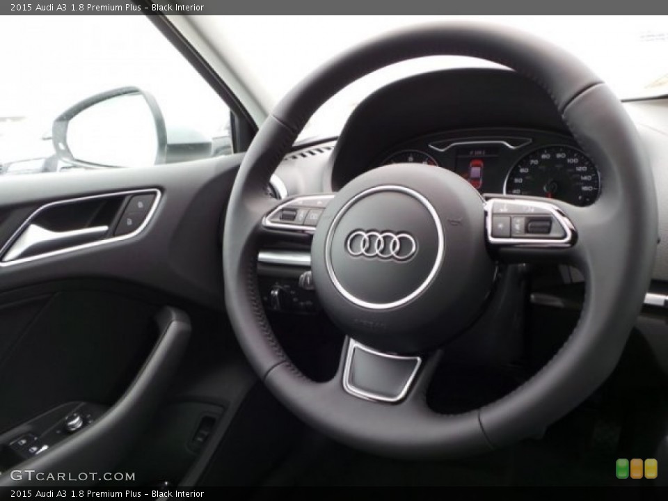 Black Interior Steering Wheel for the 2015 Audi A3 1.8 Premium Plus #95503130