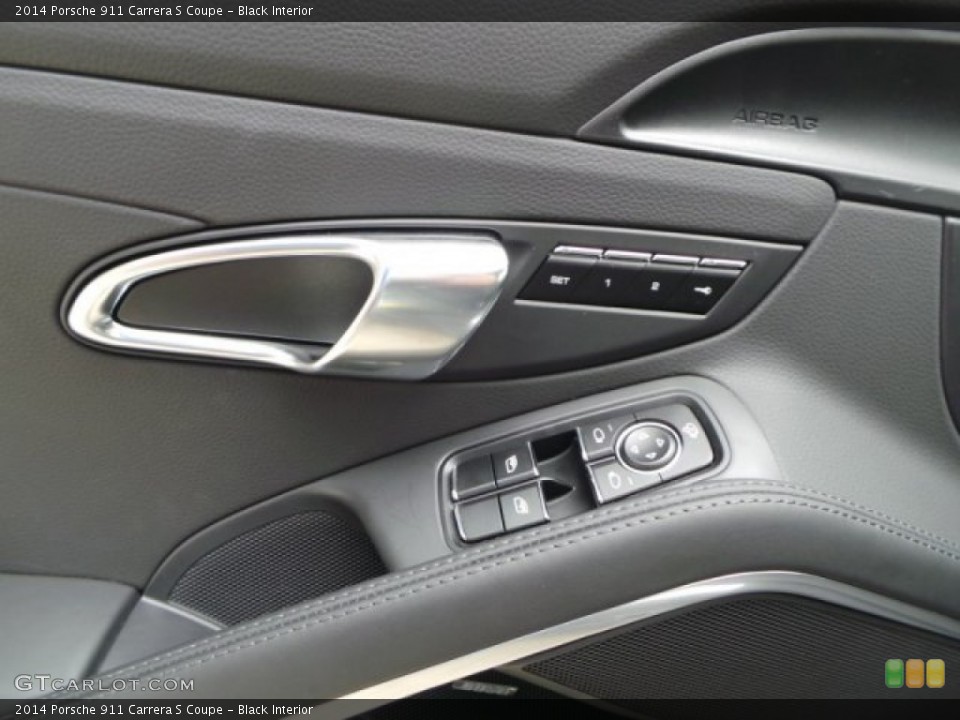 Black Interior Controls for the 2014 Porsche 911 Carrera S Coupe #95503928