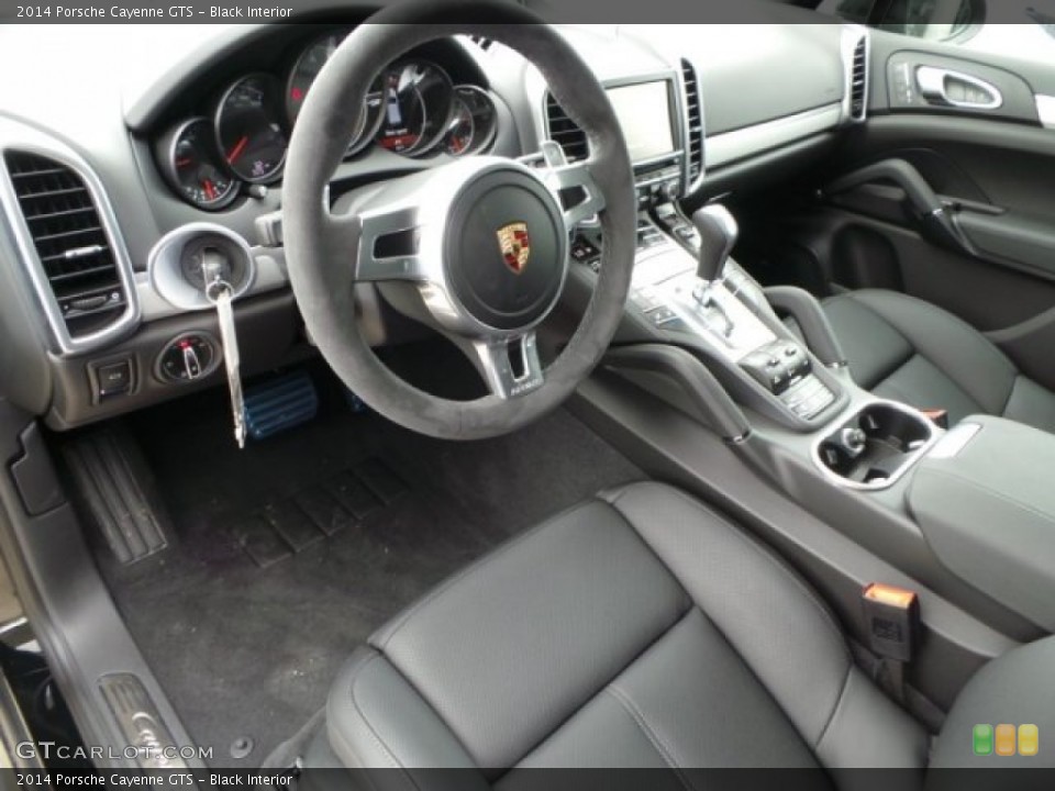 Black Interior Prime Interior for the 2014 Porsche Cayenne GTS #95505692