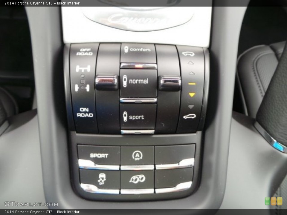 Black Interior Controls for the 2014 Porsche Cayenne GTS #95505803