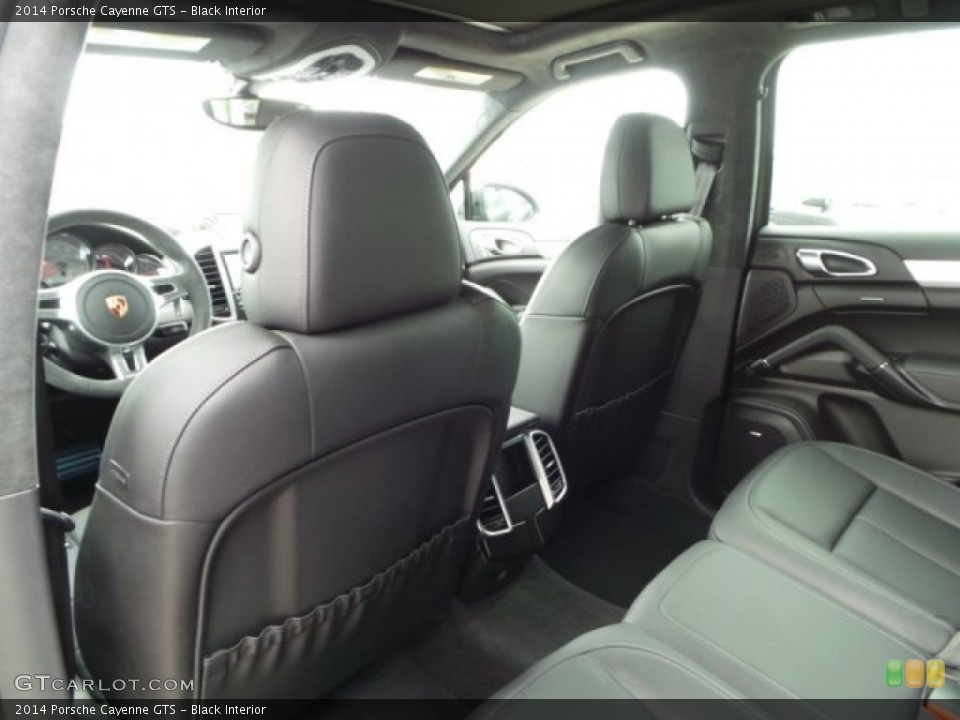 Black Interior Rear Seat for the 2014 Porsche Cayenne GTS #95505863