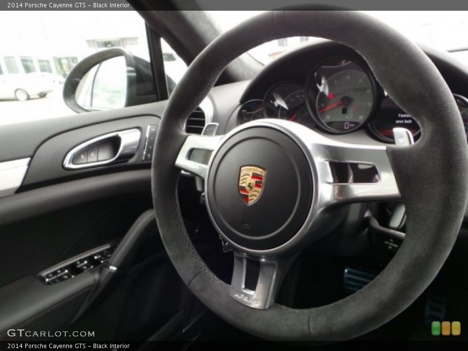 Black Interior Steering Wheel for the 2014 Porsche Cayenne GTS #95505899