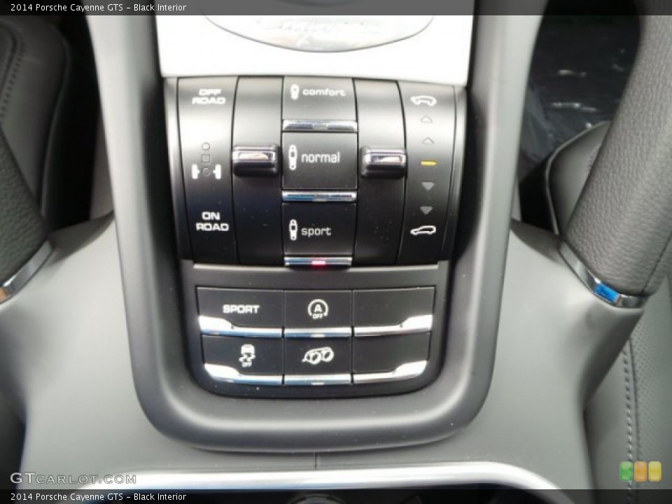 Black Interior Controls for the 2014 Porsche Cayenne GTS #95506274