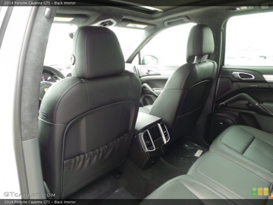 Black Interior Rear Seat for the 2014 Porsche Cayenne GTS #95506325