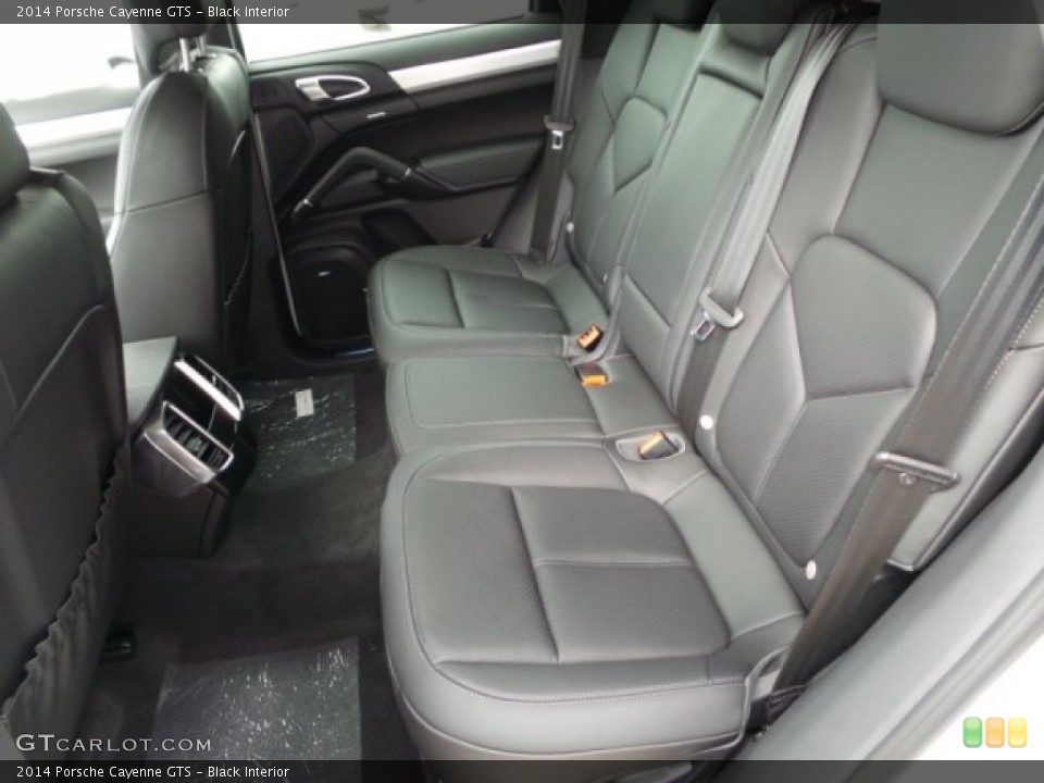 Black Interior Rear Seat for the 2014 Porsche Cayenne GTS #95506337