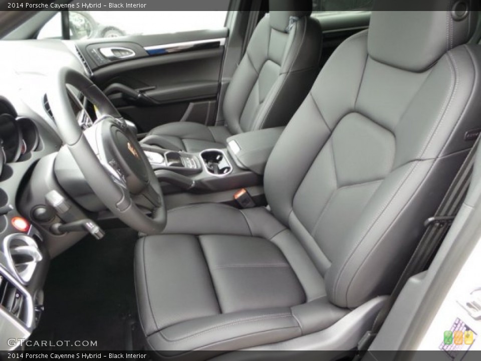 Black Interior Front Seat for the 2014 Porsche Cayenne S Hybrid #95507049