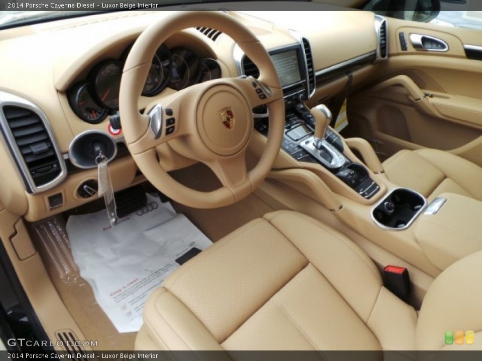 Luxor Beige Interior Prime Interior for the 2014 Porsche Cayenne Diesel #95507465