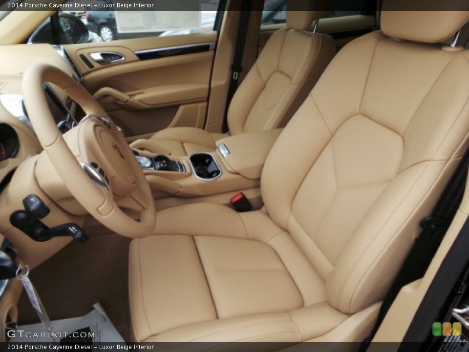 Luxor Beige Interior Front Seat for the 2014 Porsche Cayenne Diesel #95507477
