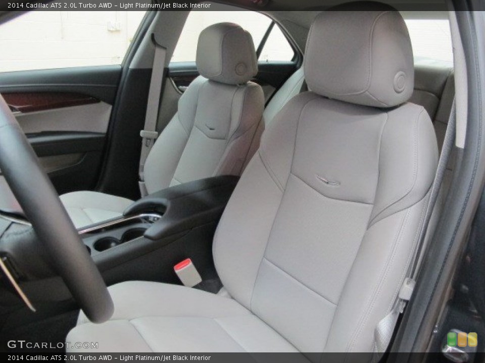 Light Platinum/Jet Black Interior Front Seat for the 2014 Cadillac ATS 2.0L Turbo AWD #95507483