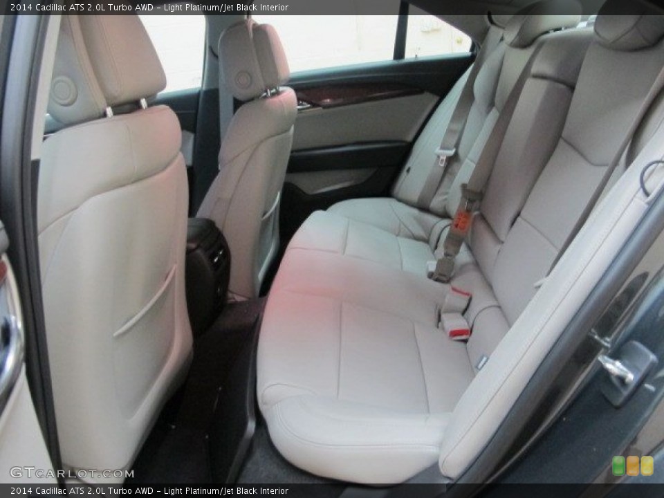 Light Platinum/Jet Black Interior Rear Seat for the 2014 Cadillac ATS 2.0L Turbo AWD #95507495